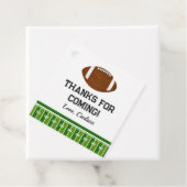 Football Boy Birthday Party Bedankt Bedankjes Labels (In situ)