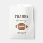 Football Boy Birthday Party Bedankzakje (Voorkant)