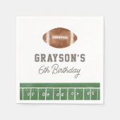 Football Boy Birthday Party Servet (Voorkant)