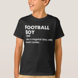 Football Boy Funny Definition Football Lover T-shirt