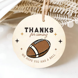 Football Boy Verjaardag Favoriet Tags Bedankjes Labels