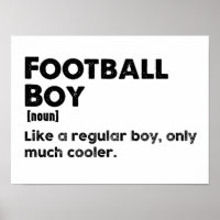 Football Boy Woordenboek definitie Grappig