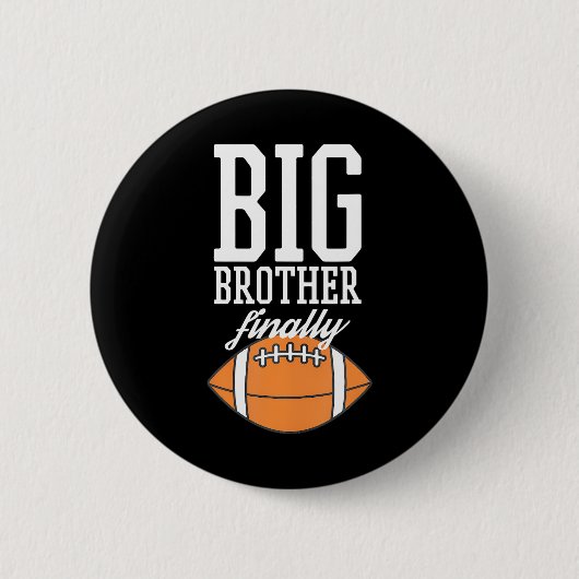 Football Boys Big Brother eindelijk Ronde Button 5,7 Cm (Voorkant)