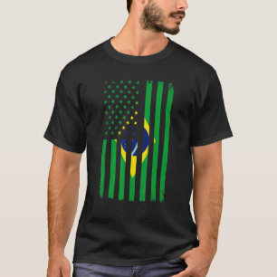 Football Braziliaanse vlagsport T-shirt