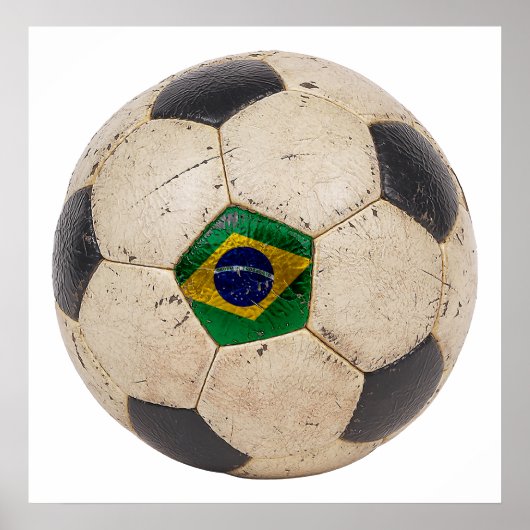 Football Brazilië Poster (Voorkant)