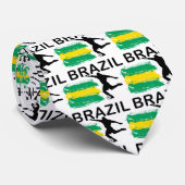 Football Brazilië Stropdas (Opgerold)