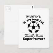 football briefkaart (Voorkant / Achterkant)