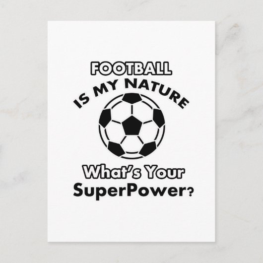 football briefkaart (Voorkant)