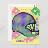 FOOTBALL BRIEFKAART (Voorkant / Achterkant)