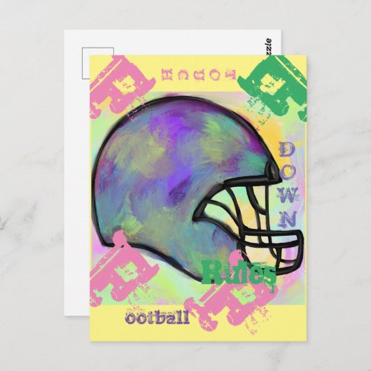 FOOTBALL BRIEFKAART (Voorkant / Achterkant)