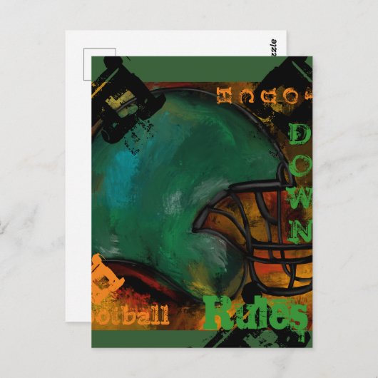 FOOTBALL BRIEFKAART (Voorkant / Achterkant)