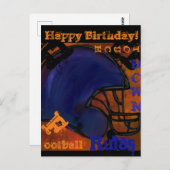 FOOTBALL BRIEFKAART (Voorkant / Achterkant)