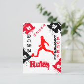 FOOTBALL BRIEFKAART (Staand voorkant)