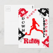 FOOTBALL BRIEFKAART (Voorkant / Achterkant)