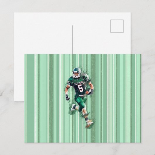 Football Briefkaart (Voorkant / Achterkant)