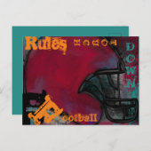 FOOTBALL BRIEFKAART (Voorkant / Achterkant)