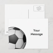 Football Briefkaart (Voorkant / Achterkant)