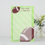 Football Briefpapier (Staand voorkant)