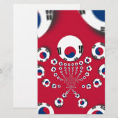 Football. Briefpapier (Voorkant / Achterkant)