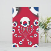 Football. Briefpapier (Staand voorkant)