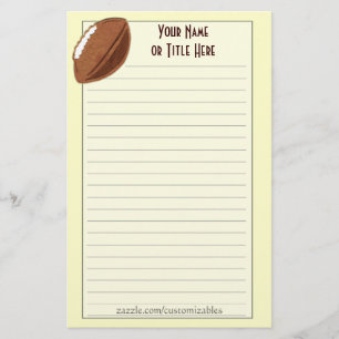 Football Briefpapier