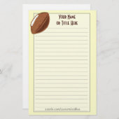 Football Briefpapier (Voorkant / Achterkant)