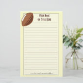 Football Briefpapier (Staand voorkant)