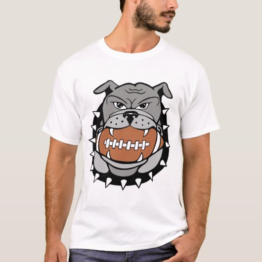 football_buldog_color t-shirt (Voorkant)