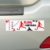 FOOTBALL BUMPERSTICKER (Op auto)