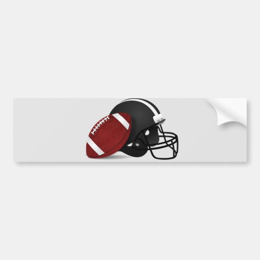 FOOTBALL bumpersticker. Bumpersticker (Voorkant)