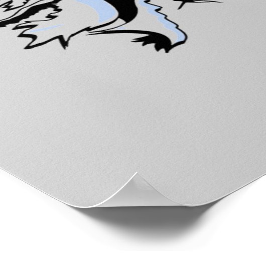 Football Burst T-shirts en cadeautjes Poster (Hoek)