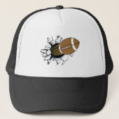 Football Burst T-shirts en cadeautjes Trucker Pet (Voorkant)