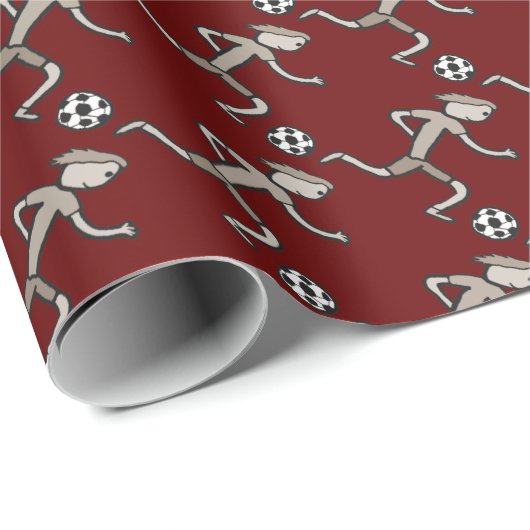 Football Cadeaupapier (Rol Hoek)