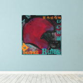 FOOTBALL CANVAS AFDRUK (Insitu (Houten vloer))