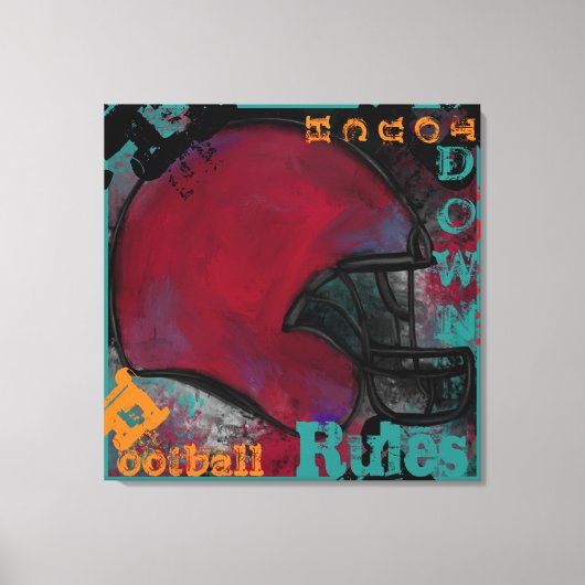 FOOTBALL CANVAS AFDRUK (Voorkant)