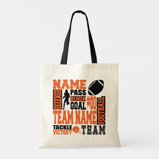 FOOTBALL - CANVAS TAS (Achterkant)