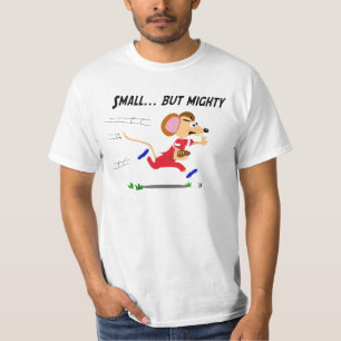 Football Cartoon muis klein maar machtig T-shirt