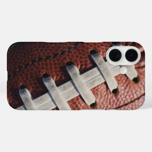 Football Case-Mate iPhone Case (Achterkant (horizontaal))