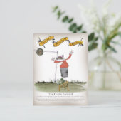 football Center Forward REDS Briefkaart (Staand voorkant)