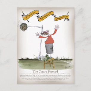 football Center Forward REDS Briefkaart