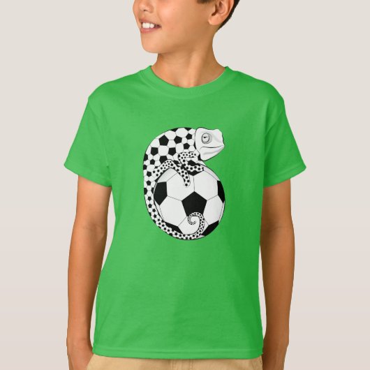 Football Chameleon T-shirt (Voorkant)