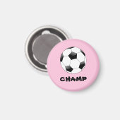 Football Champ Badge Magneet (Voorkant / Achterkant)