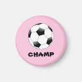 Football Champ Badge Magneet (Voorkant)