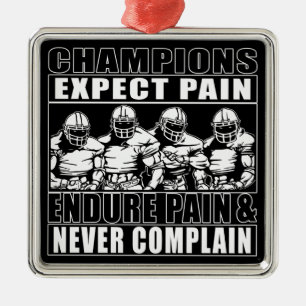Football Champions Metalen Ornament