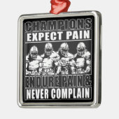 Football Champions Metalen Ornament (Links)