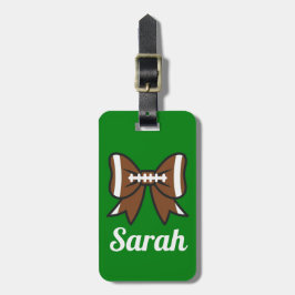 Football Cheer Cheerleader Bag Label Bagagelabel