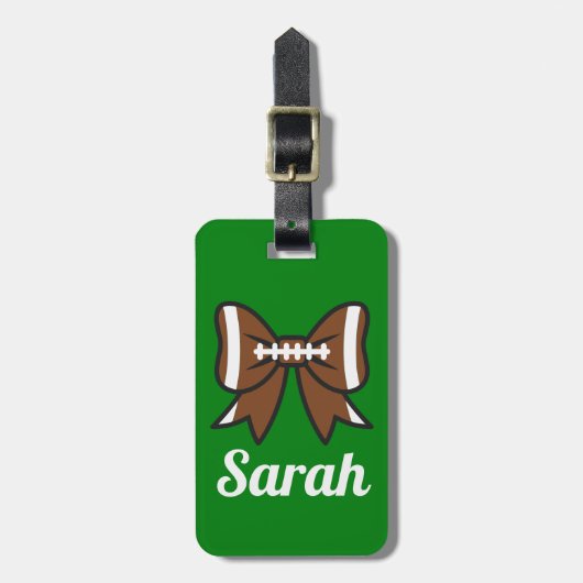 Football Cheer Cheerleader Bag Label Bagagelabel (Voorkant verticaal)