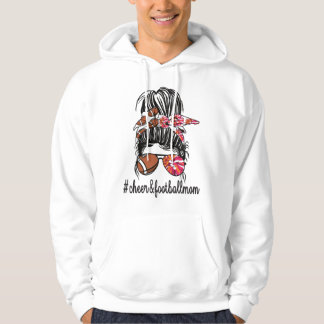 Football Cheer Mam van Football Player Cheerleader Hoodie