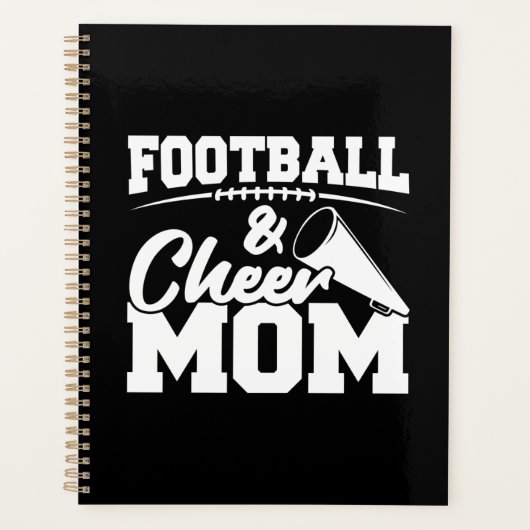 Football Cheer Moeder Middelbare School Sport Chee Planner (Voorkant)