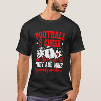 Football & Cheer Oma Cheerleading En Football T-shirt